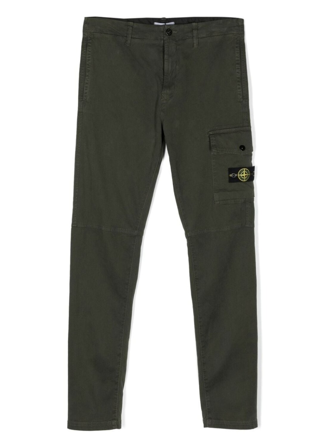 

Stone Island Junior брюки карго с нашивкой-логотипом, зеленый