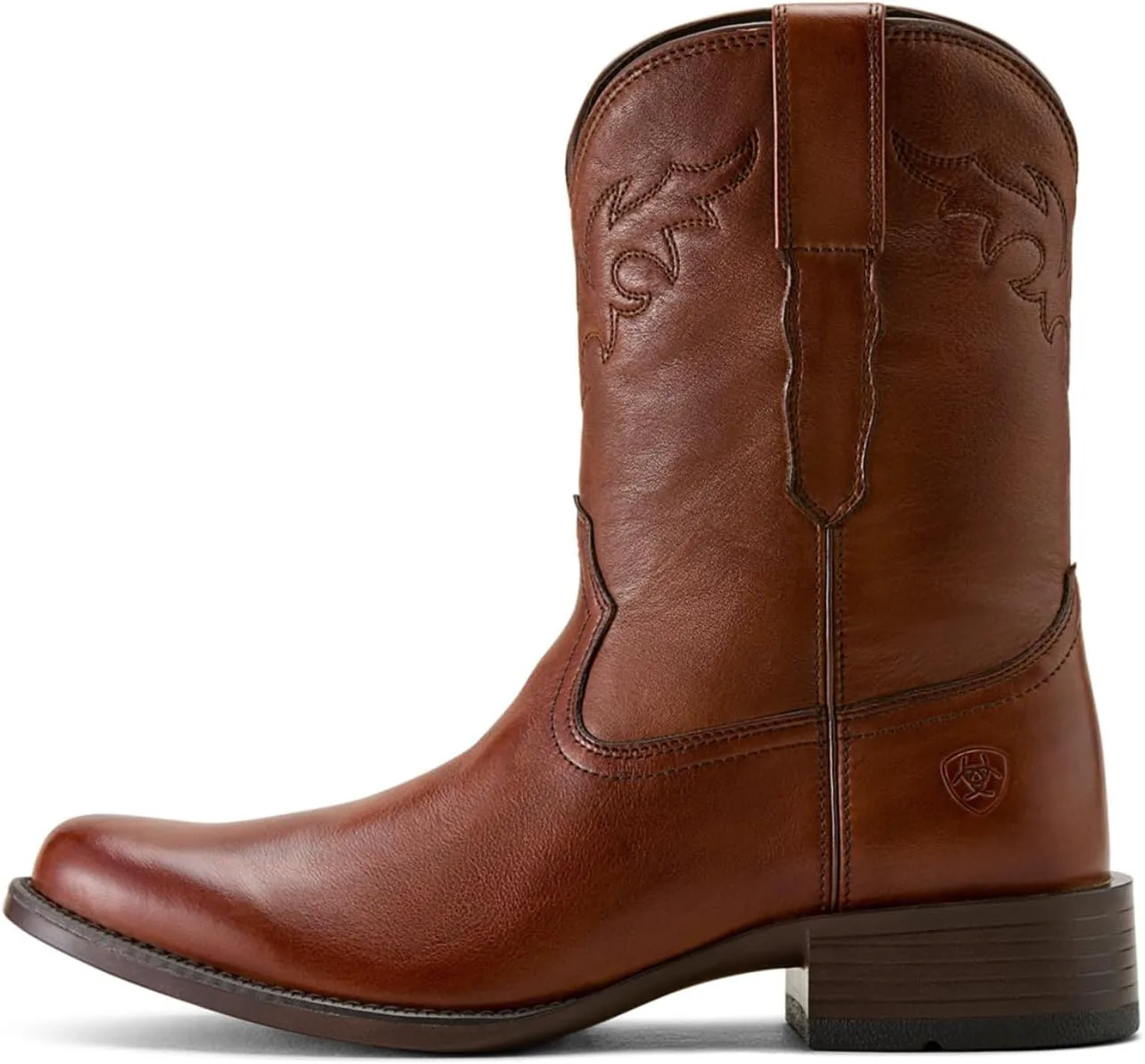 Мужские вестерн-бежи ARIAT Sonoro с носком Roper, коричневый — фото 2