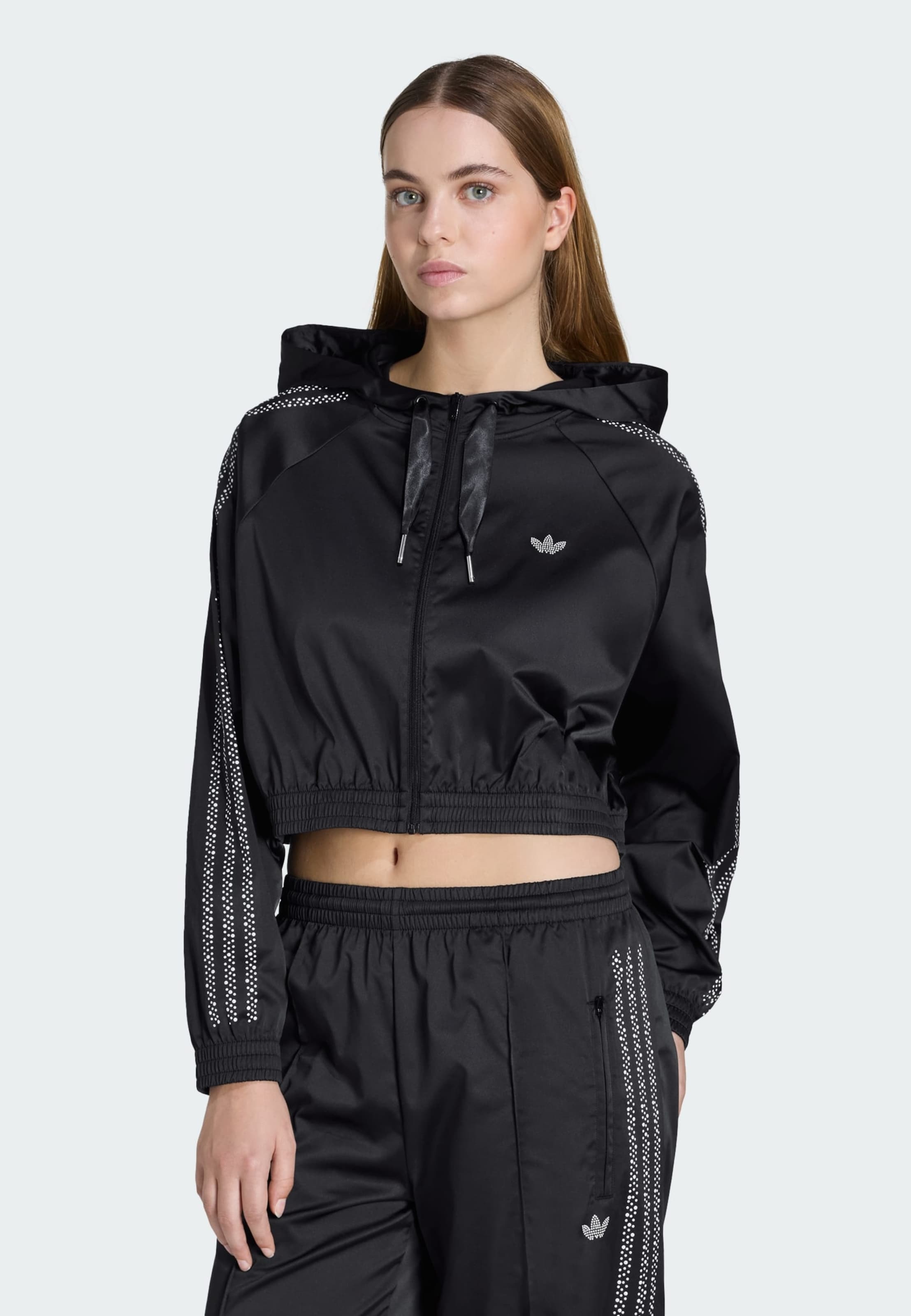 Adidas Originals Куртка межсезонная 'PEARL' в черном цвете — фото 2