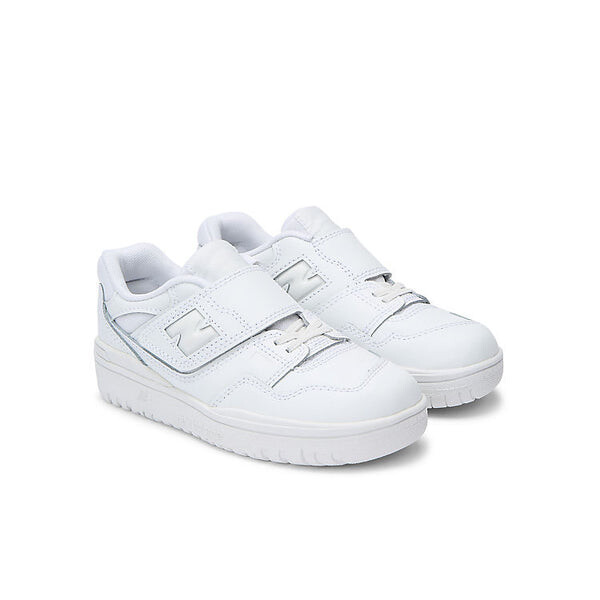 Кроссовки nb 550 банджи-шнурок с верхним ремешком New Balance, белый — фото 3
