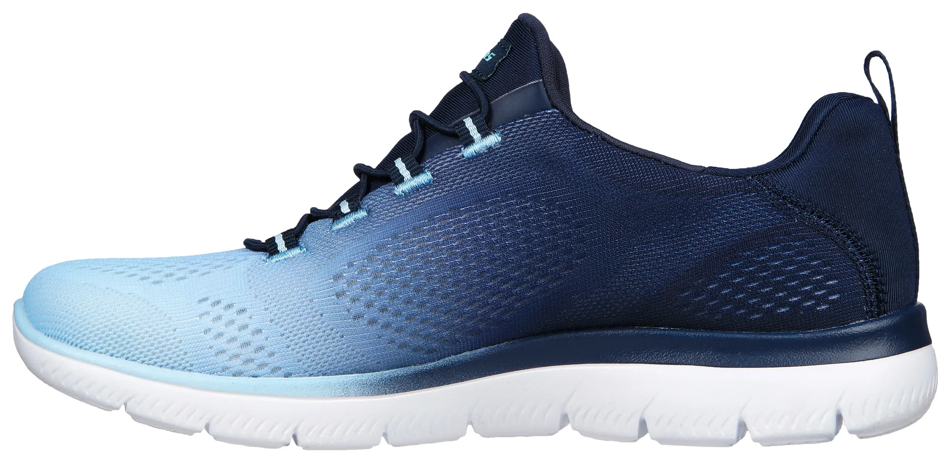 Кроссовки-слипоны Skechers "SUMMITS BRIGHT CHARMER", слипоны, слипоны, повседневная обувь с красивым цветовым градиентом, цвет морской волны — фото 4