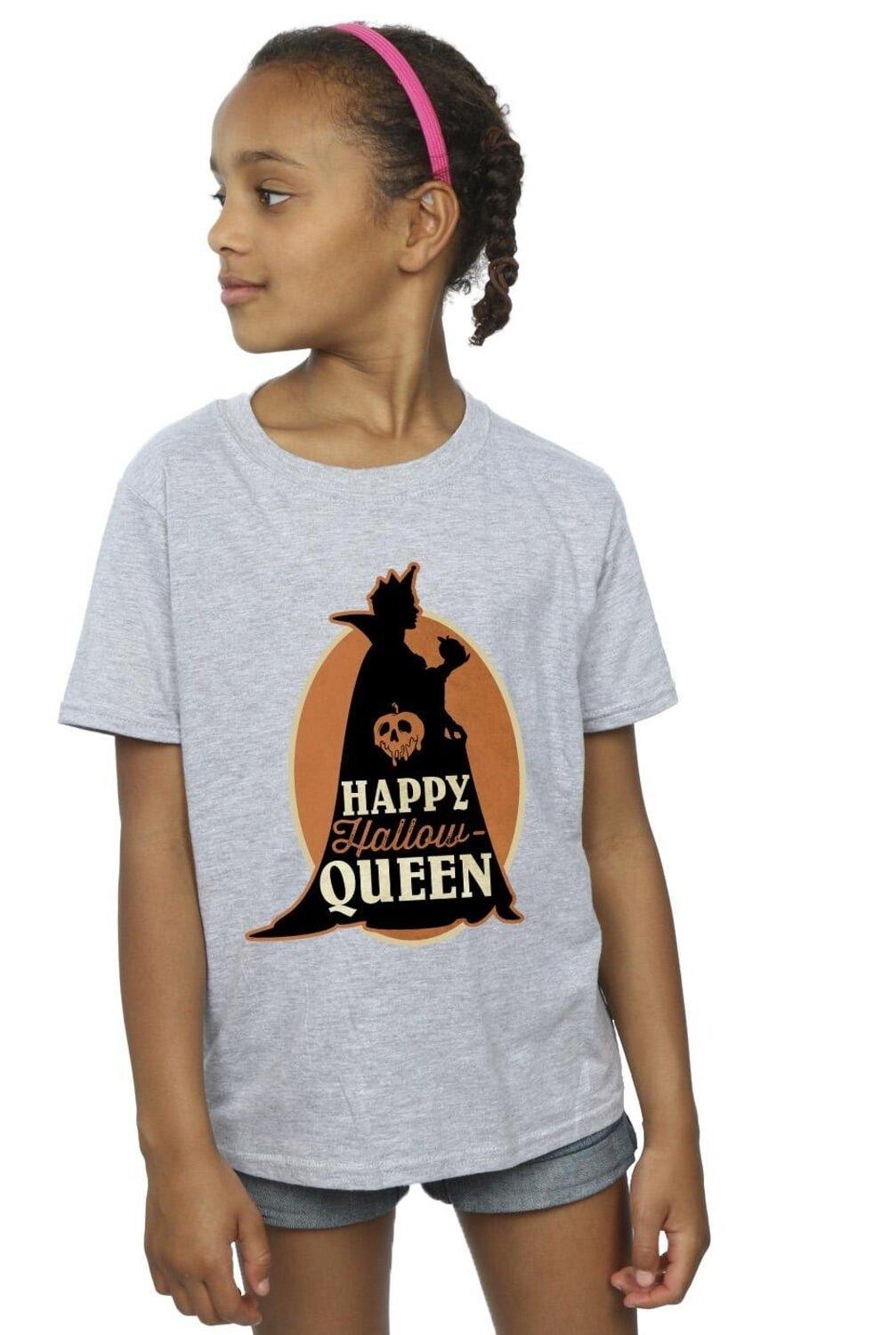 

Хлопковая футболка Villains Hallow Queen Disney, серый