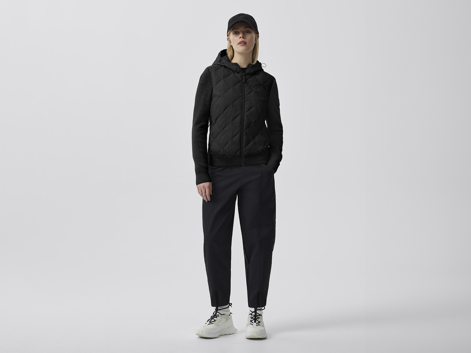 

Худи Canada Goose HyBridge Quilted Knit, черный