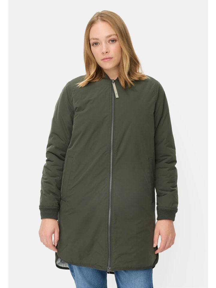 

Водоотталкивающее пальто из чистого полиэстера лесного зеленого цвета. Camel Active