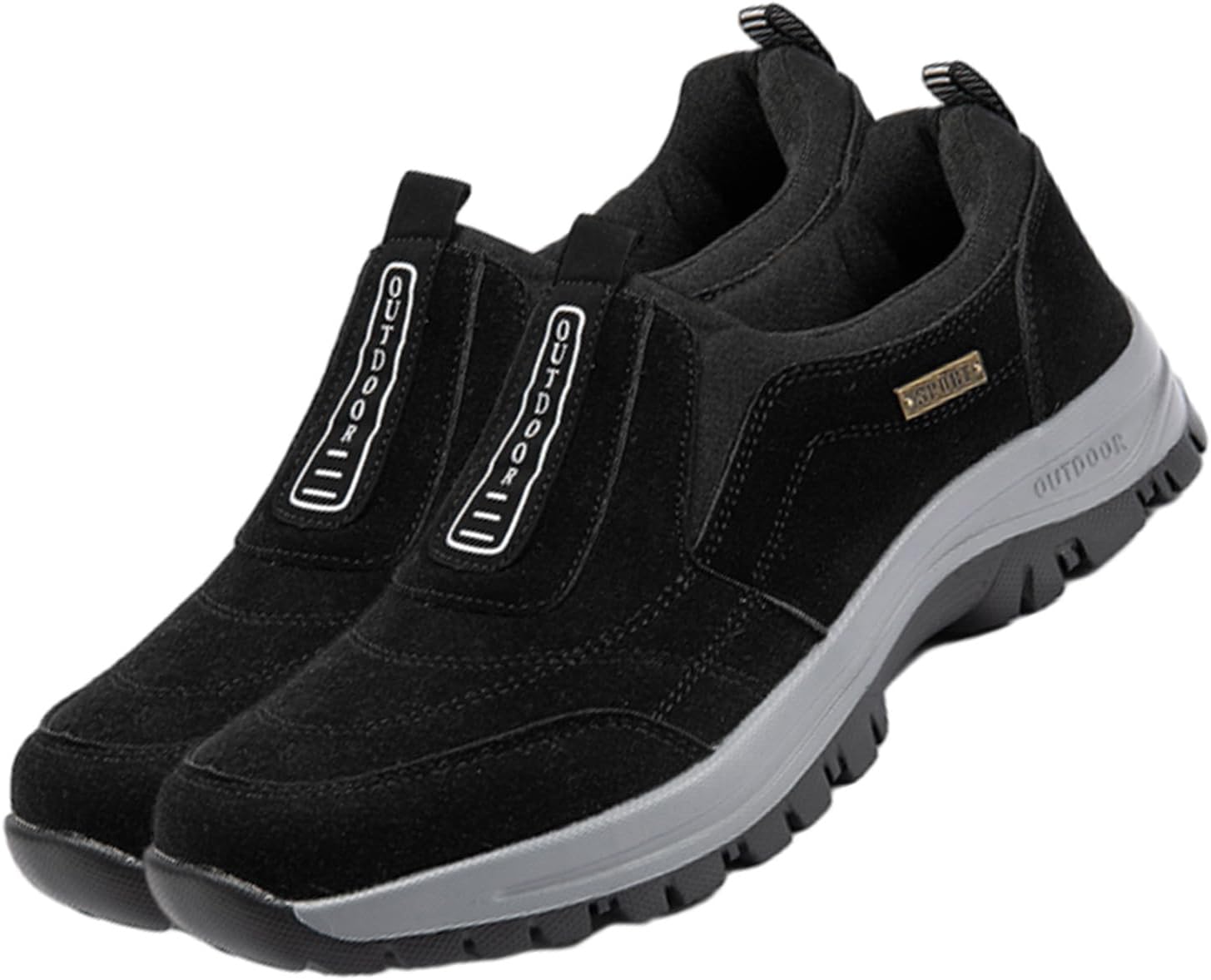 

Ортопедическая обувь Enjerr, ортопедическая обувь Enjerr для мужчин, кроссовки на липучке для улицы, удобные водонепроницаемые ортопедические прогулочные и туристические туфли Swzec, черный