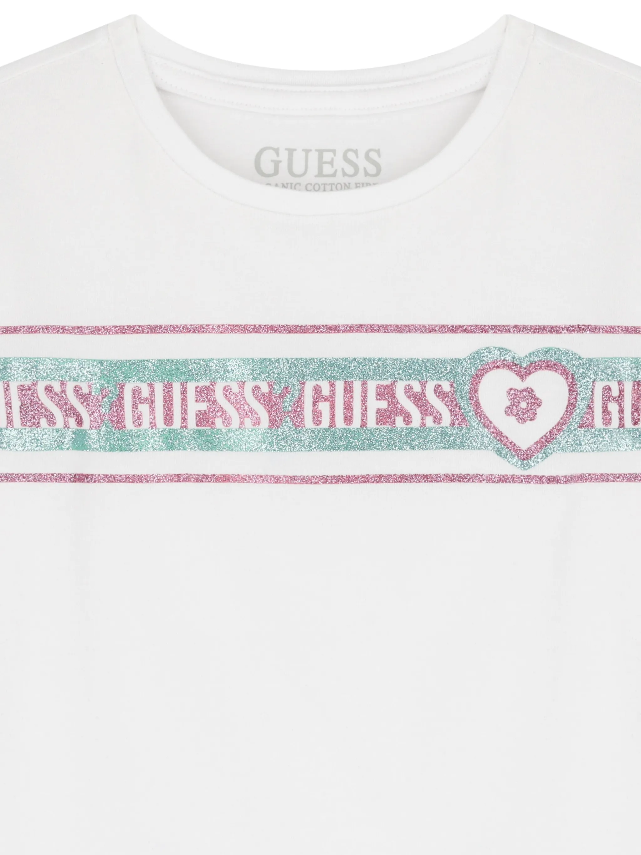 Футболка с длинными рукавами и логотипом Guess Kids, белый — фото 3