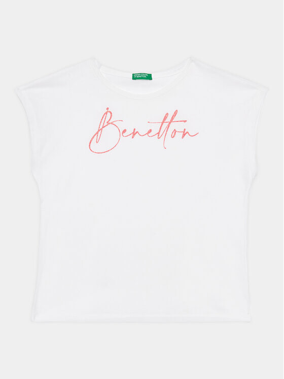 

Футболка стандартного кроя United Colors Of Benetton, белый