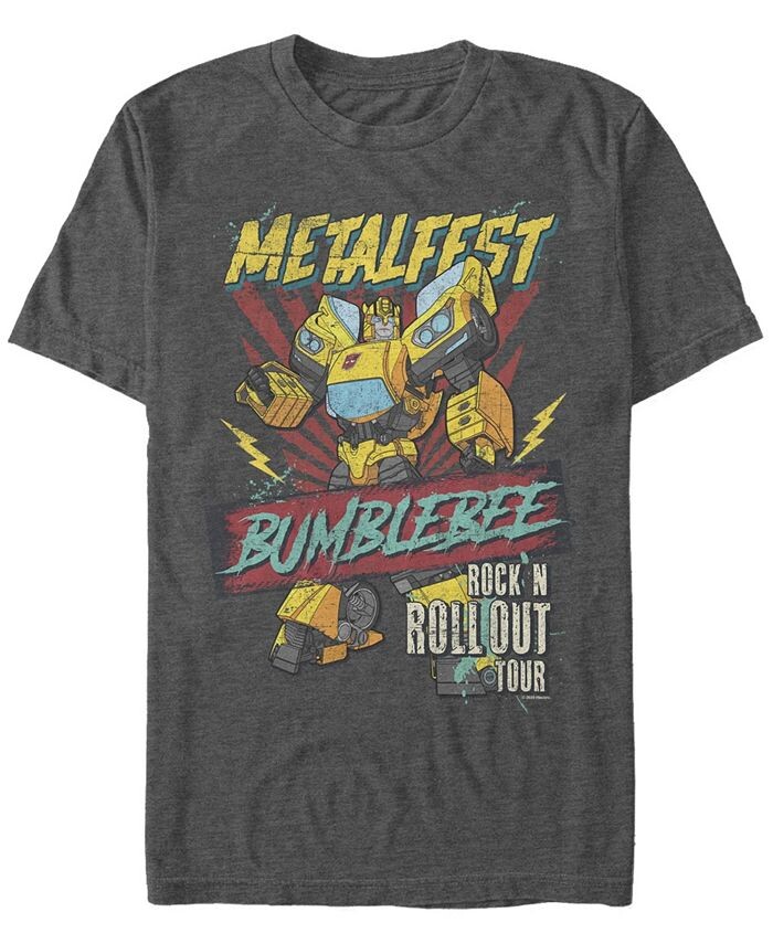 

Мужская футболка с коротким рукавом Metal Fest Bumblebee Fifth Sun, серый