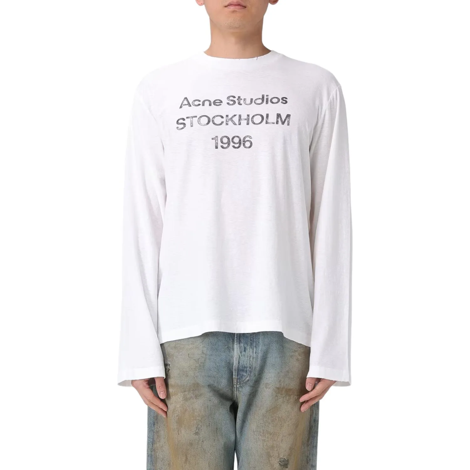 Футболка мужская 1996 Collection SS26 Acne Studios, белый