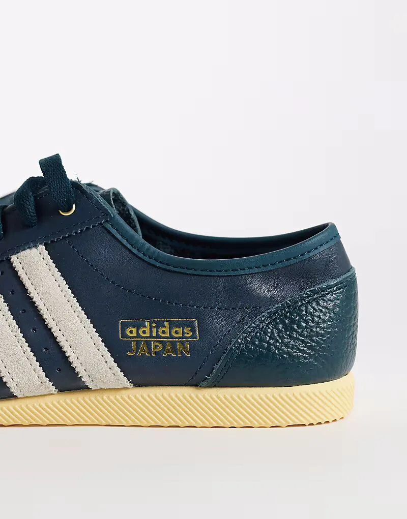 Кроссовки Adidas Originals Japan decon темно-зеленого цвета — фото 3