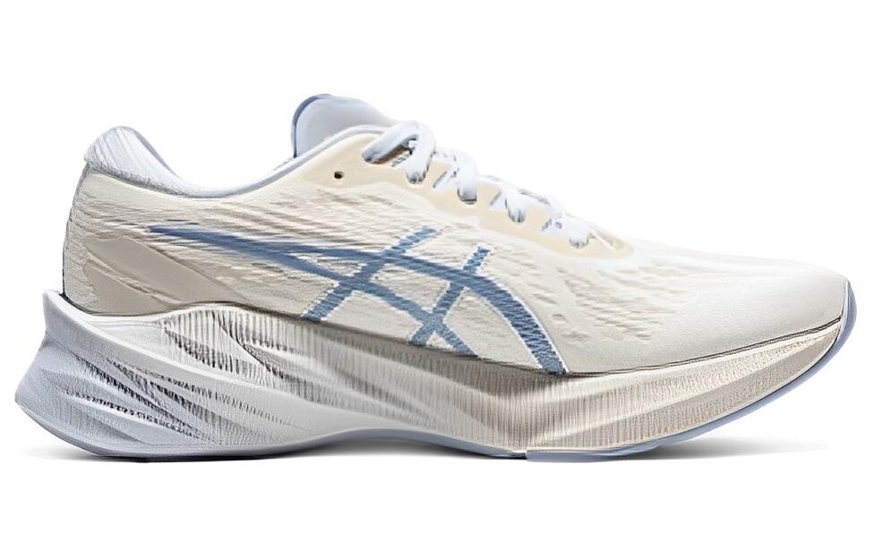 Asics Novablast 3 Кроссовки для женщин, Grey-brown-blue — фото 2