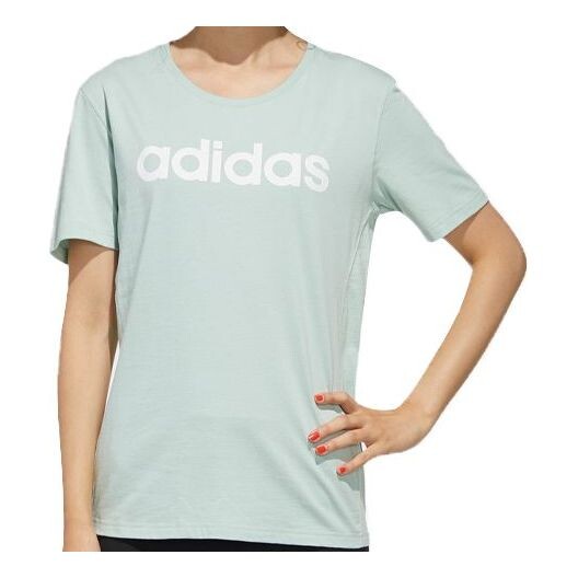 

Футболка нео повседневные спортивные с коротким рукавом Adidas, зеленый