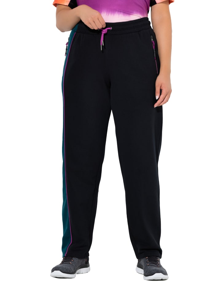 

Ulla Popken Черные спортивные штаны