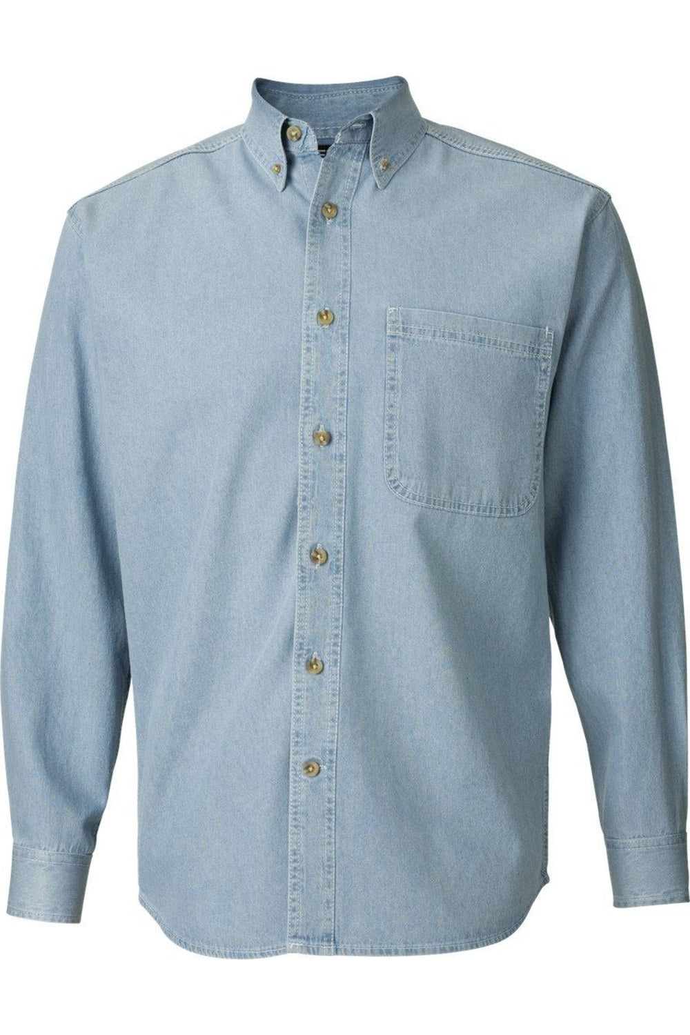 

Джинсовая рубашка с длинным рукавом Sierra Pacific, цвет light denim