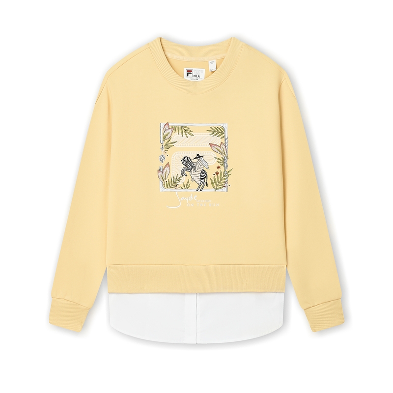 

Толстовка женская Golden Armor желтая FILA