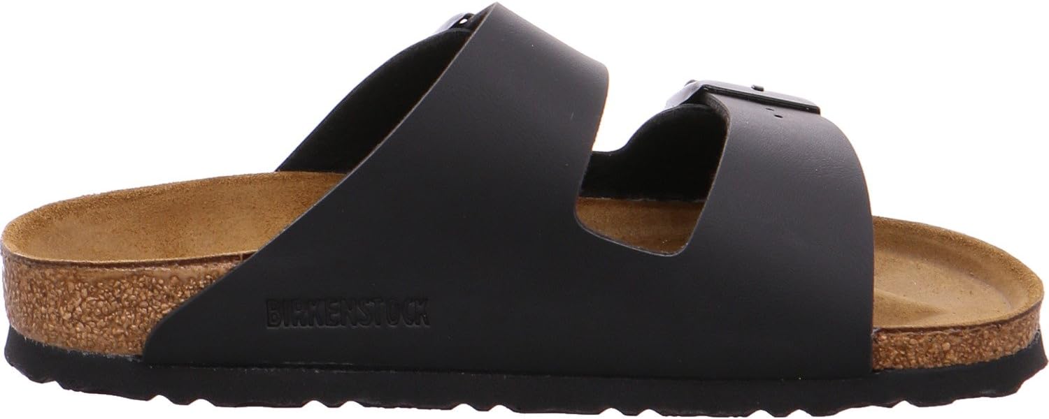 Сандалии Birkenstock Arizona с мягкой стелькой для взрослых унисекс, черный — фото 3