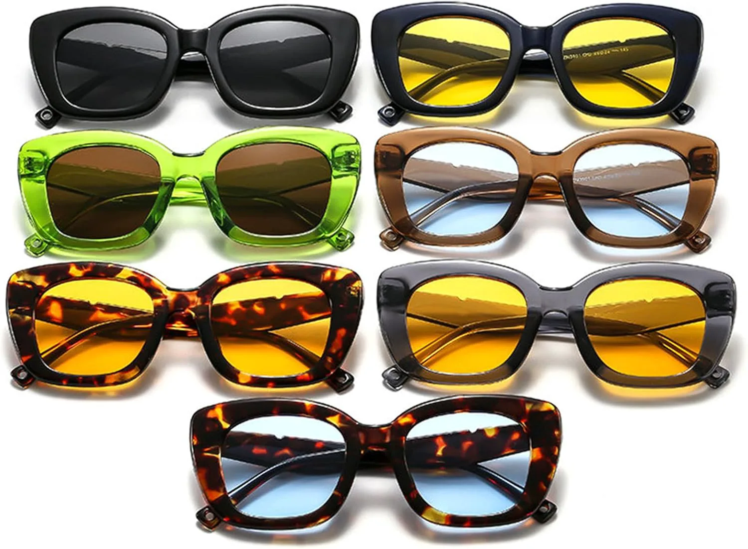 

Солнцезащитные очки COTIA квадратной формы для женщин и мужчин, классический ретро-стиль, маленькие «кошачий глаз», модные солнцезащитные очки в стиле хип-хоп, Black