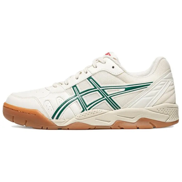 

Кроссовки Asics Tennis Shoes Unisex Low-top Creamy White/green, зеленый