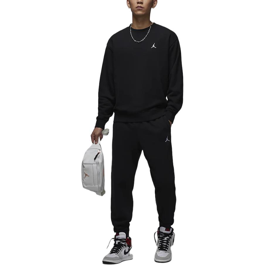 Jordan Бруклинская флисовая толстовка мужская black — фото 4