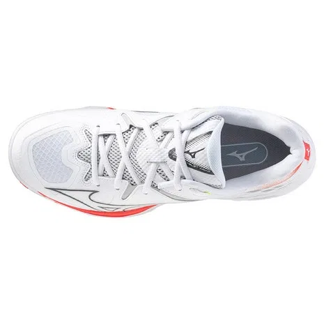 Бадминтонные кроссовки «Wave Claw 3» от Mizuno, White X Black — фото 4