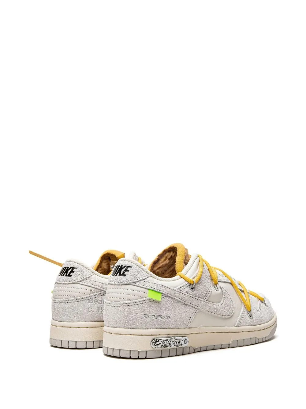 Кроссовки Dunk Low Nike X Off-White, нейтральный — фото 3