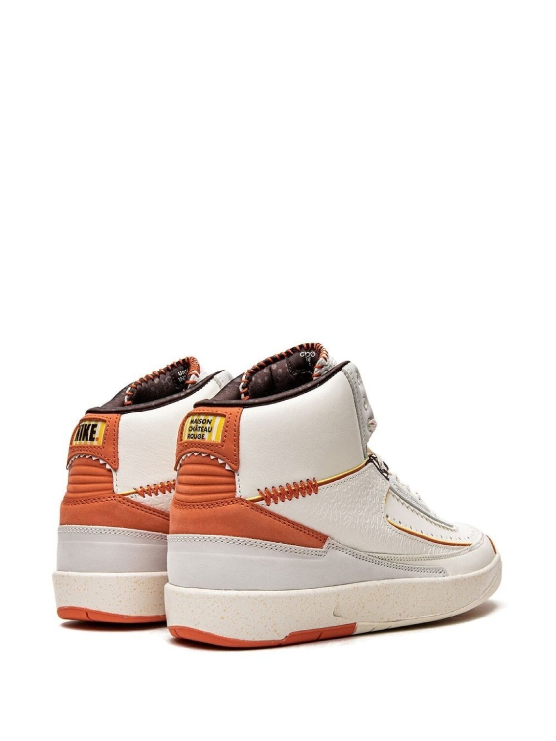 Jordan кроссовки Air Jordan Retro 2 из коллаборации с Maison Chateau Rouge, нейтральный цвет — фото 3