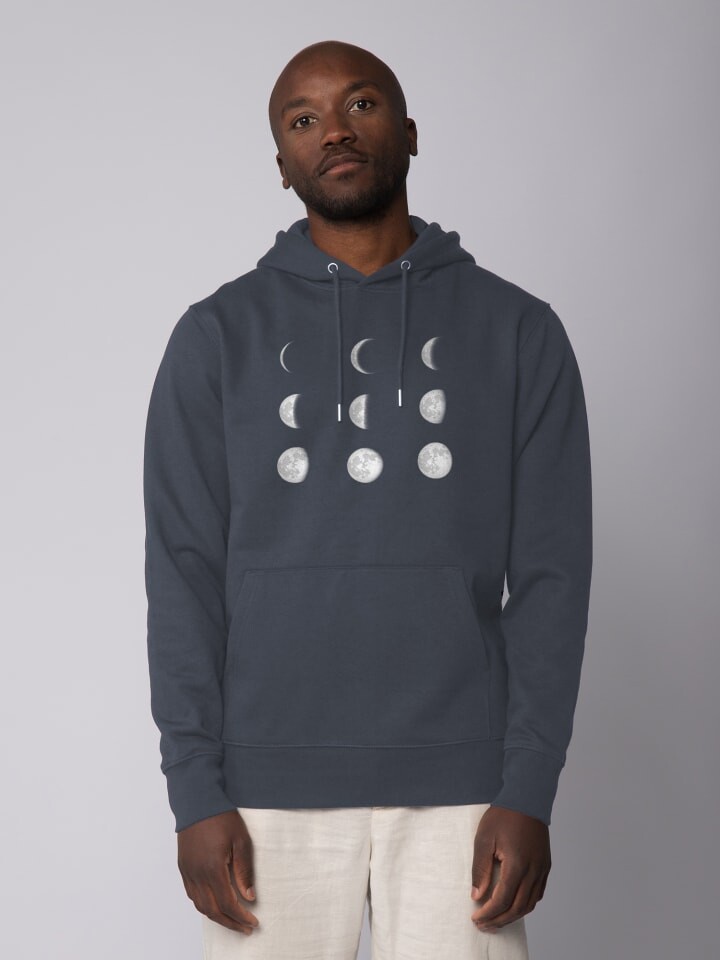 

Толстовка wat Apparel Sweatshirt Moonphases, цвет India Ink Grey