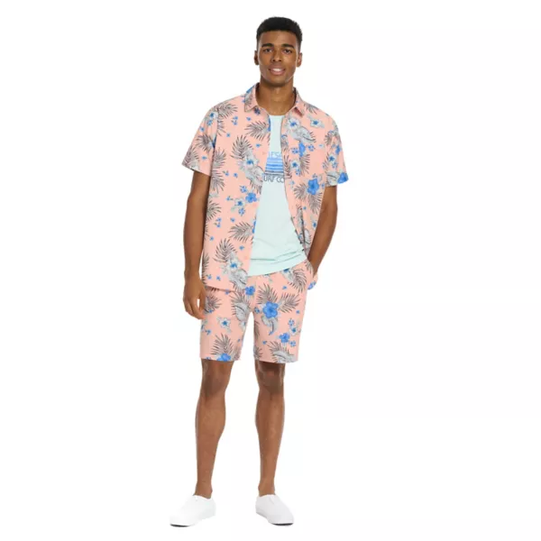 

Мужские эластичные шорты Hurley, цвет candy pink