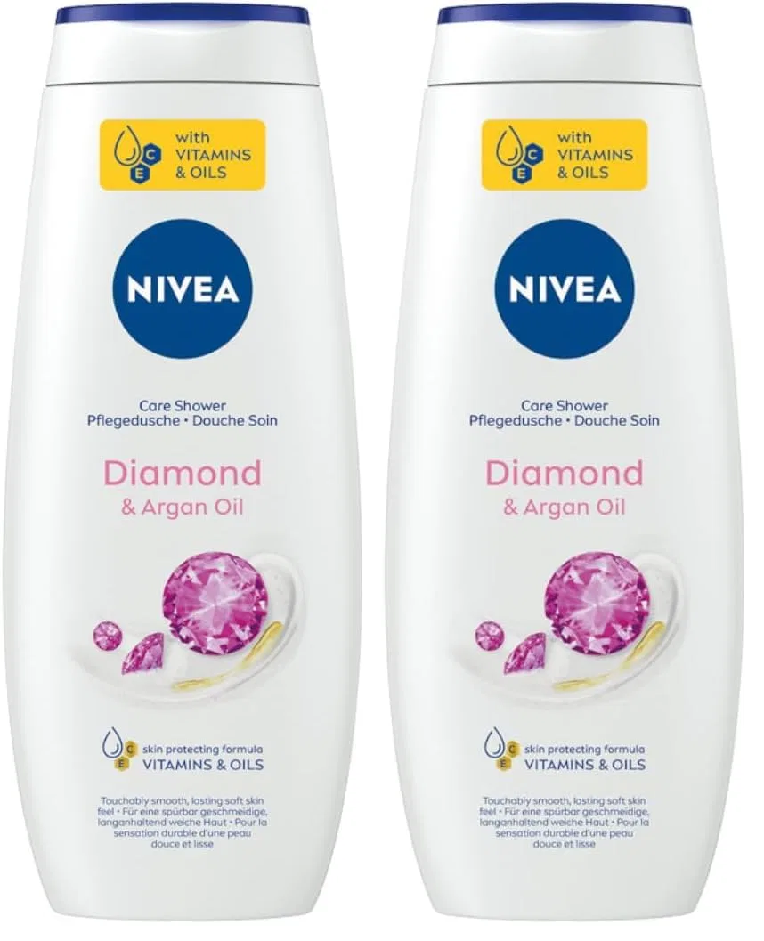 Крем-гель для душа NIVEA Care & Diamond с бриллиантовым блеском Nivea