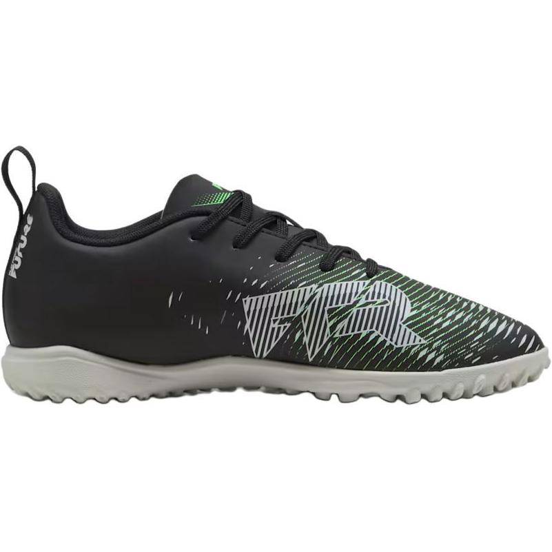 PUMA FUTURE 8Play низкие детские футбольные бутсы black/cool light gray/neon green kids' — фото 3