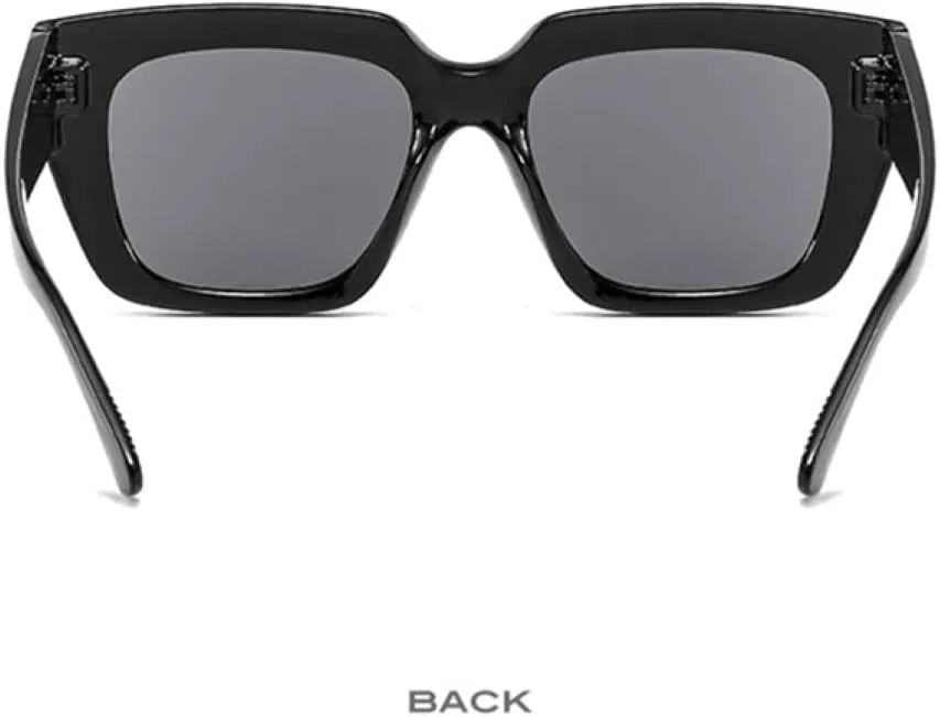 

Ретро-солнцезащитные очки большого размера в черно-белом цвете для женщин, градиентные очки-маска с защитой от УФ-излучения UV400 generic, C3 White Black