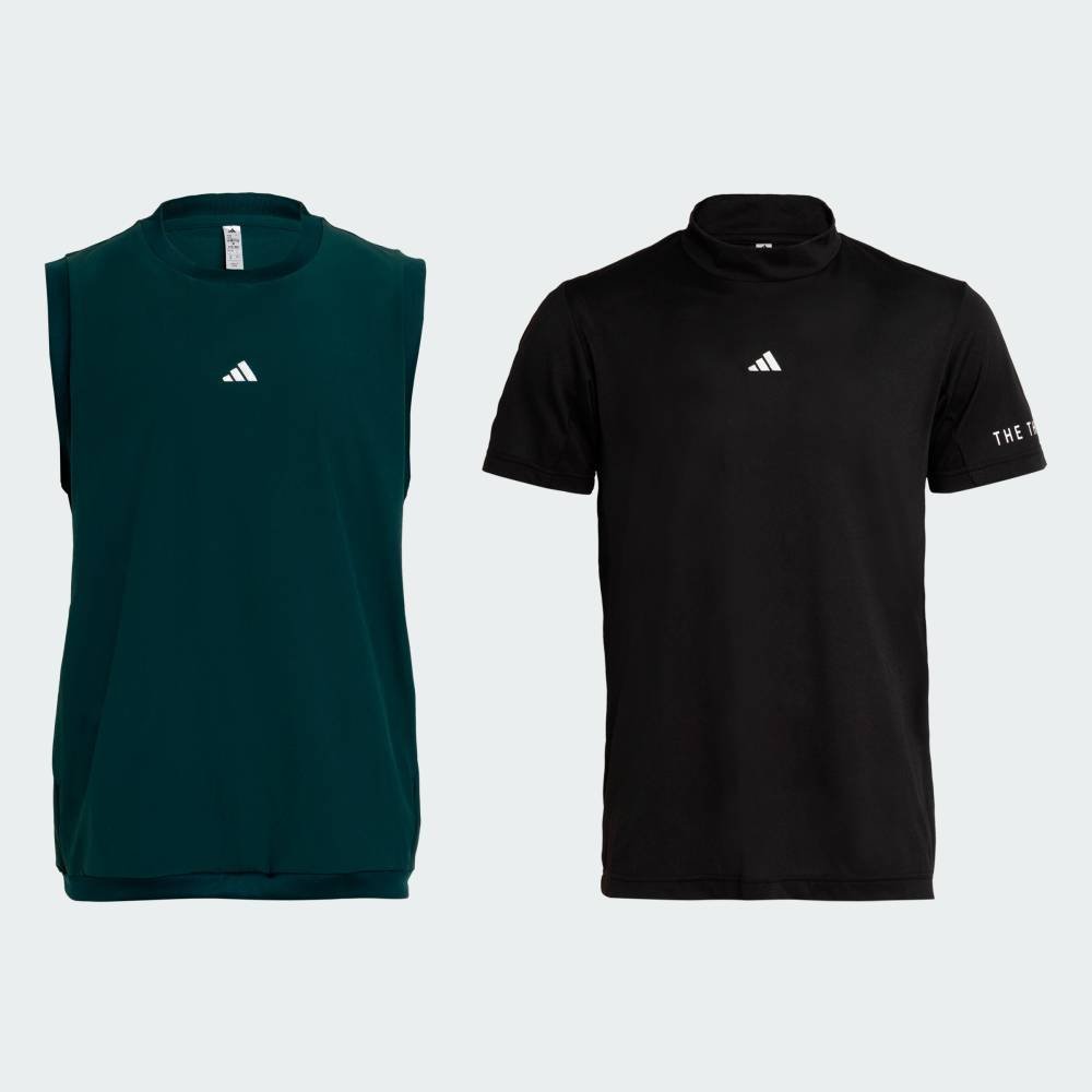 Футболка с коротким рукавом 2-в-1 Adidas, black — фото 4