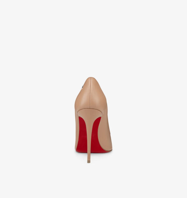 Спортивные туфли-лодочки Kate 100 из кожи наппа Christian Louboutin, красный — фото 2