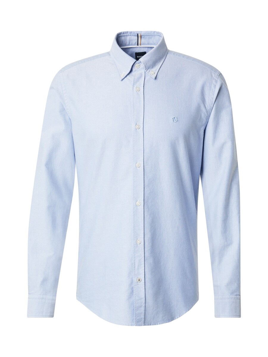 

Рубашка Slim Fit на пуговицах BOSS ROAN, светло-синий
