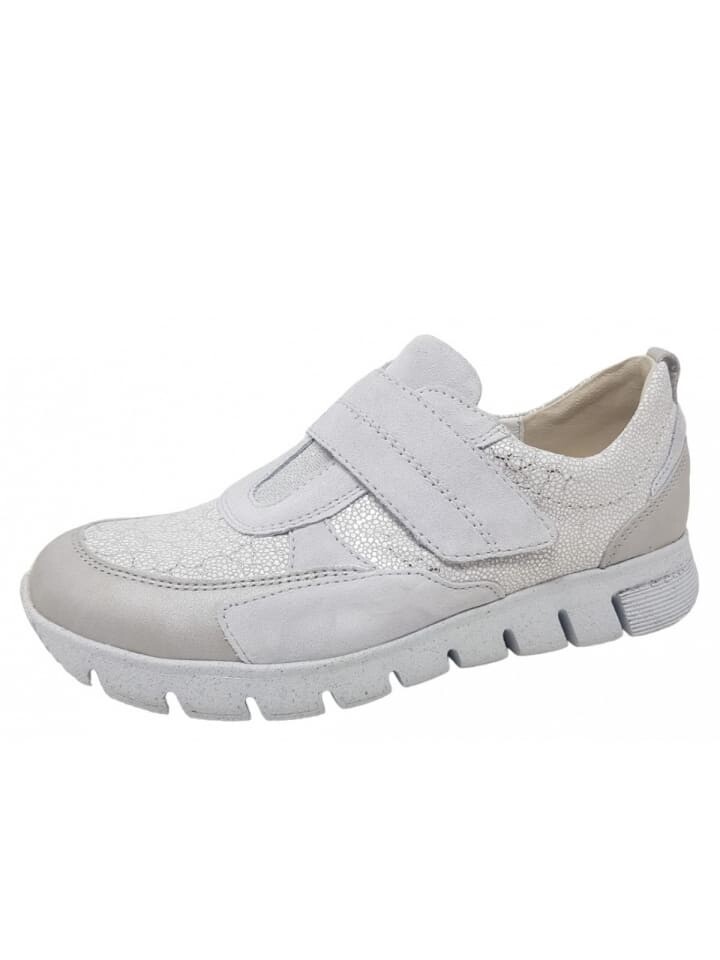 Тапочки WALDLÄUFER Klettschuh Namika Weite H, серый
