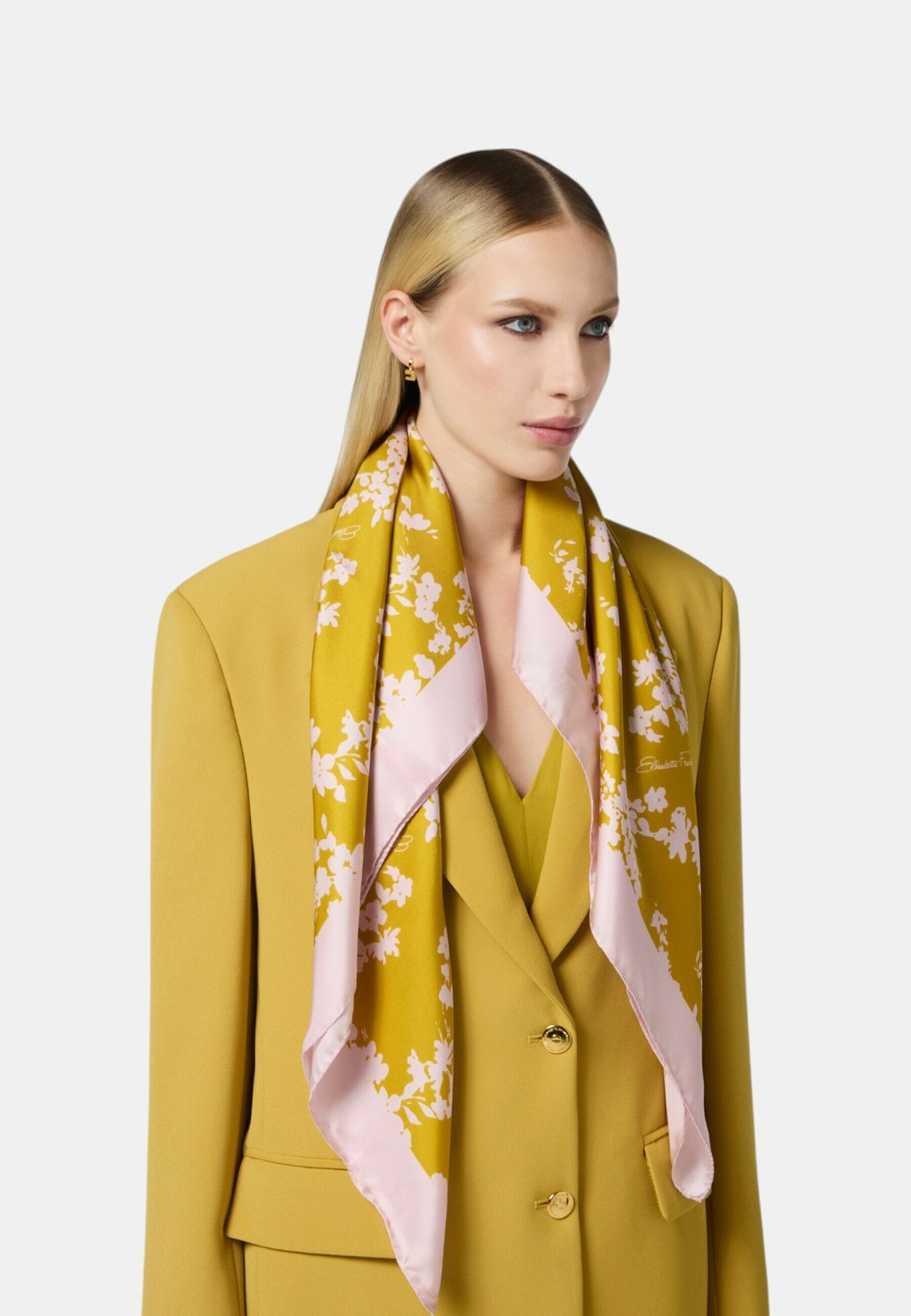 

Шарф FRANCHI FO Elisabetta Franchi, желтый