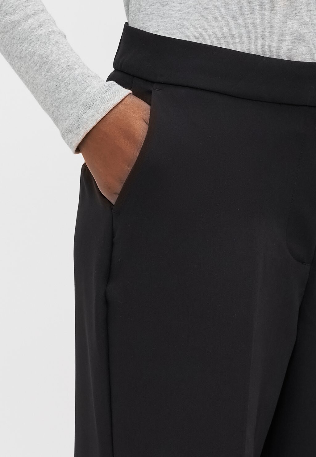 

Брюки VMKACANDRA WIDE Vero Moda Petite, черный