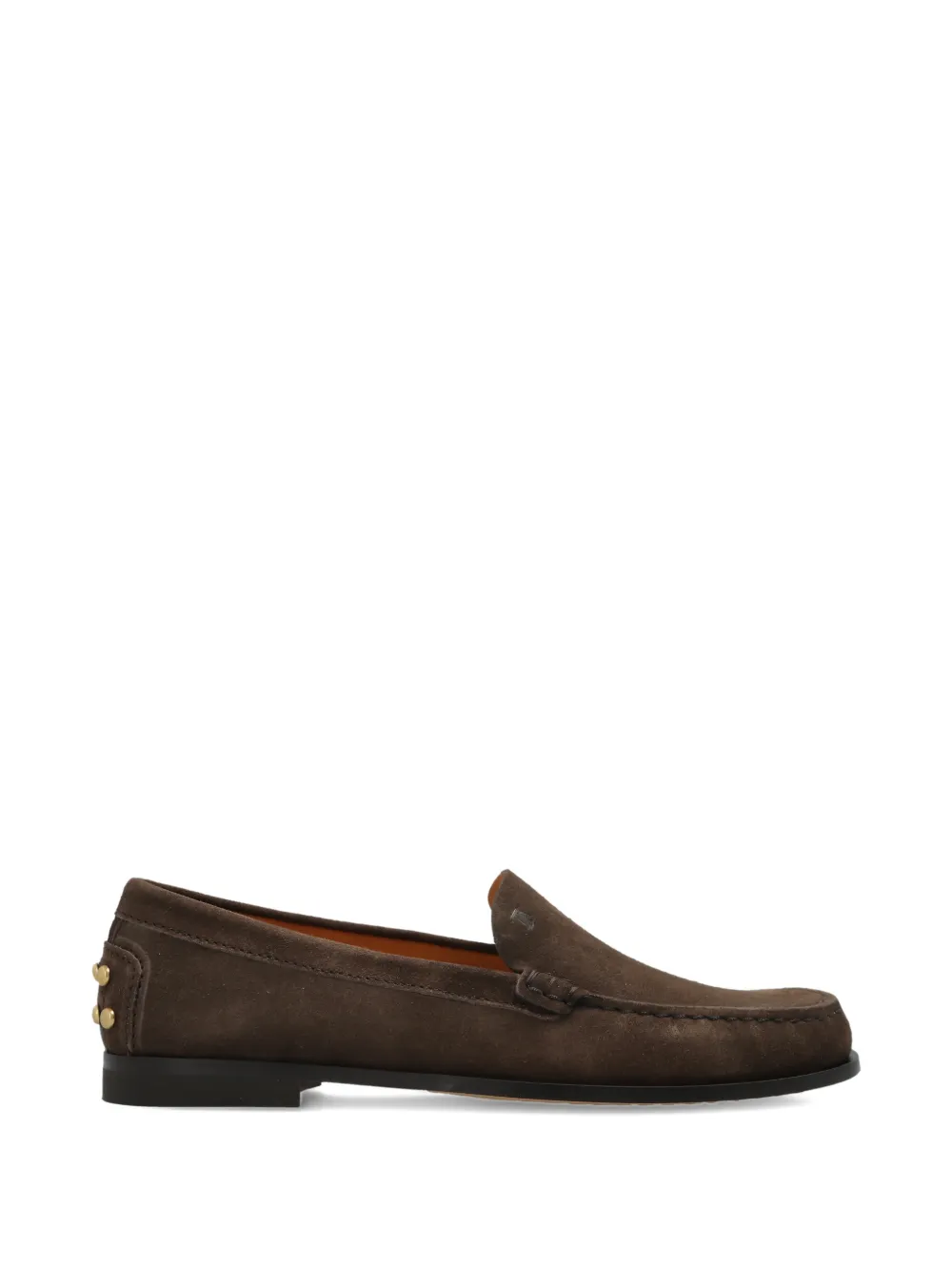 Лоферы с заклепками Tod'S, коричневый