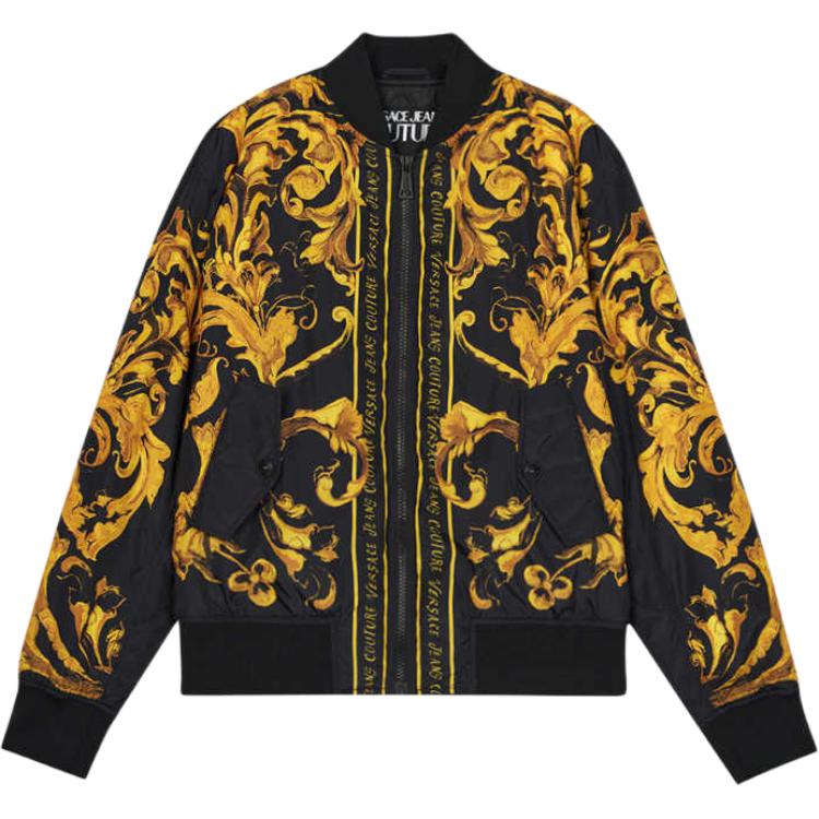 

VERSACE JEANS COUTURE Бомбер с барочным принтом, Black