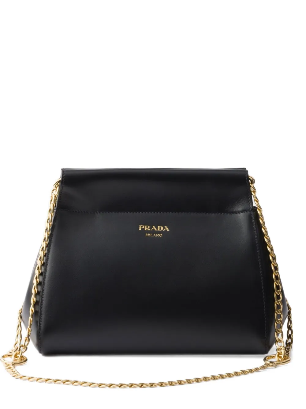 

Мини-сумка через плечо Echaîné с цепочкой Prada, черный