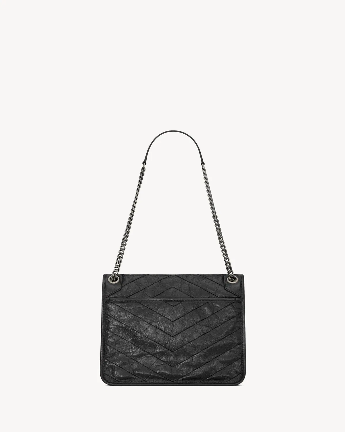 NIKI medium из винтажной кожи SAINT LAURENT, черный — фото 2