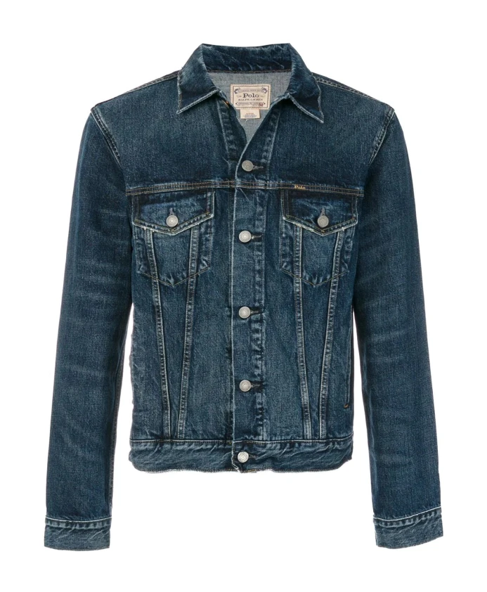 

Джинсовая куртка Icon для дальнобойщиков Polo Ralph Lauren, синий