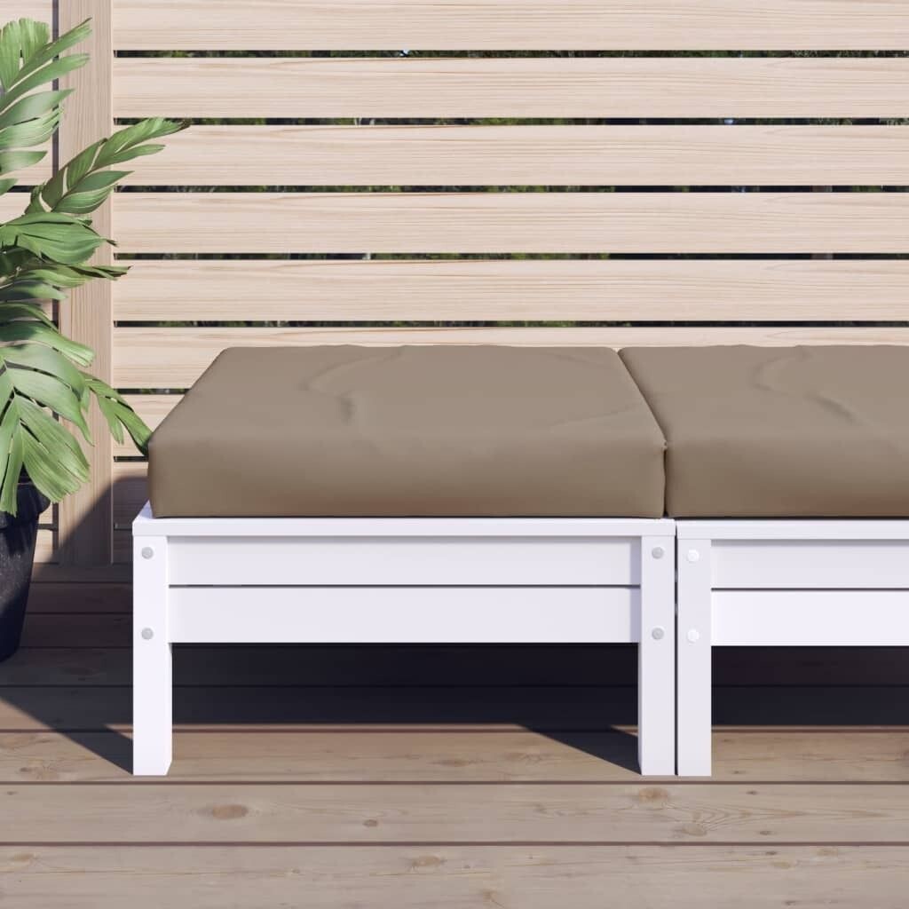 

Подушка-поддон сине-белая в полоску 50х50х12 см ткань DKD HOME DECOR
