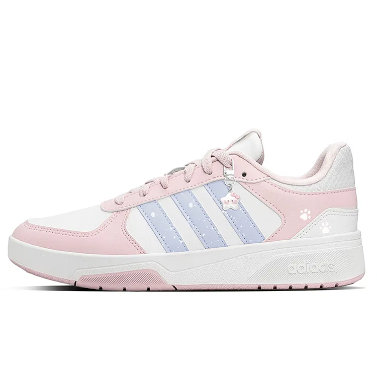 Кроссовки Adidas COURTBEAT Pink Blue Cat Paw