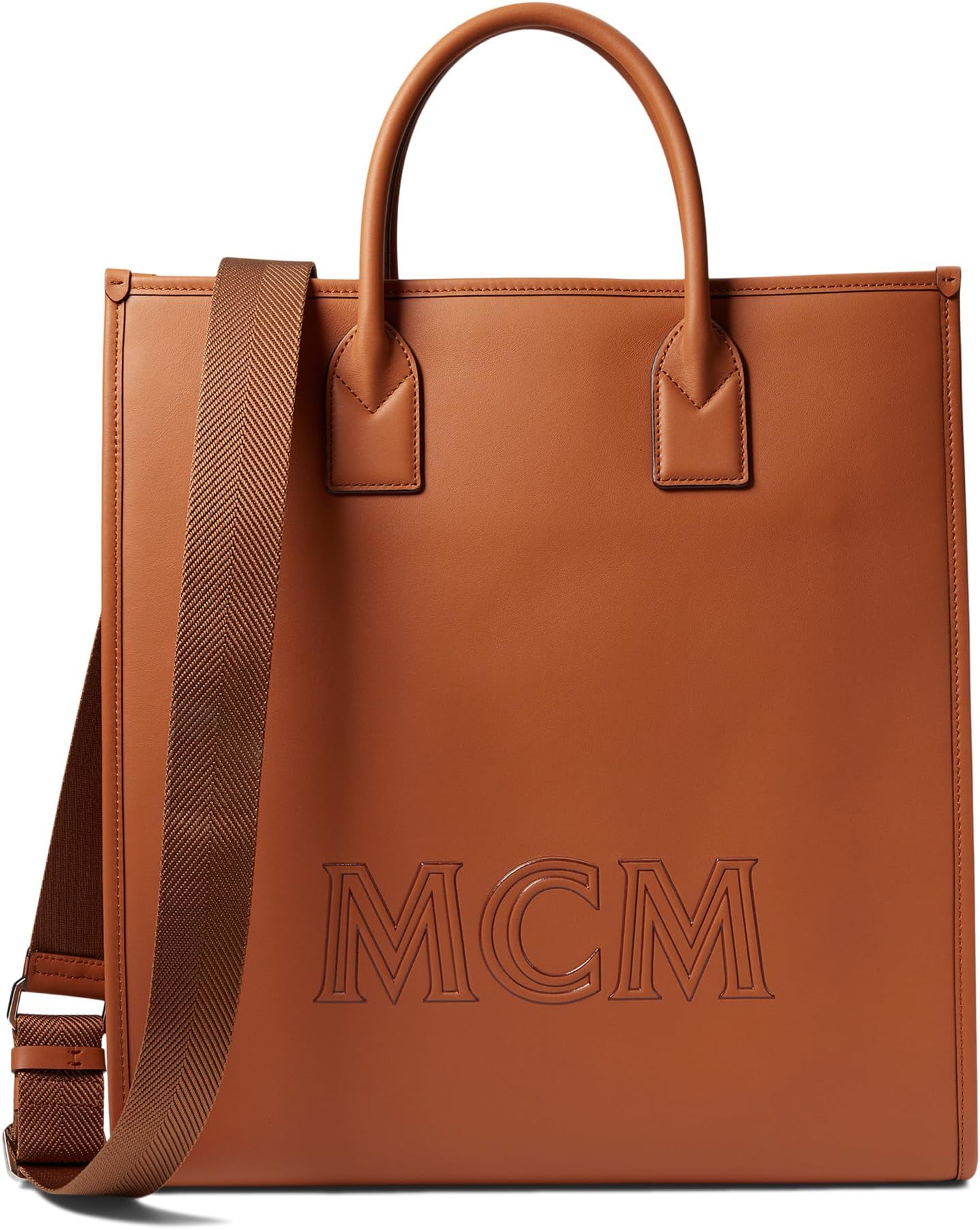 

Сумка MCM Klassik Leather Tote Medium, коричневый