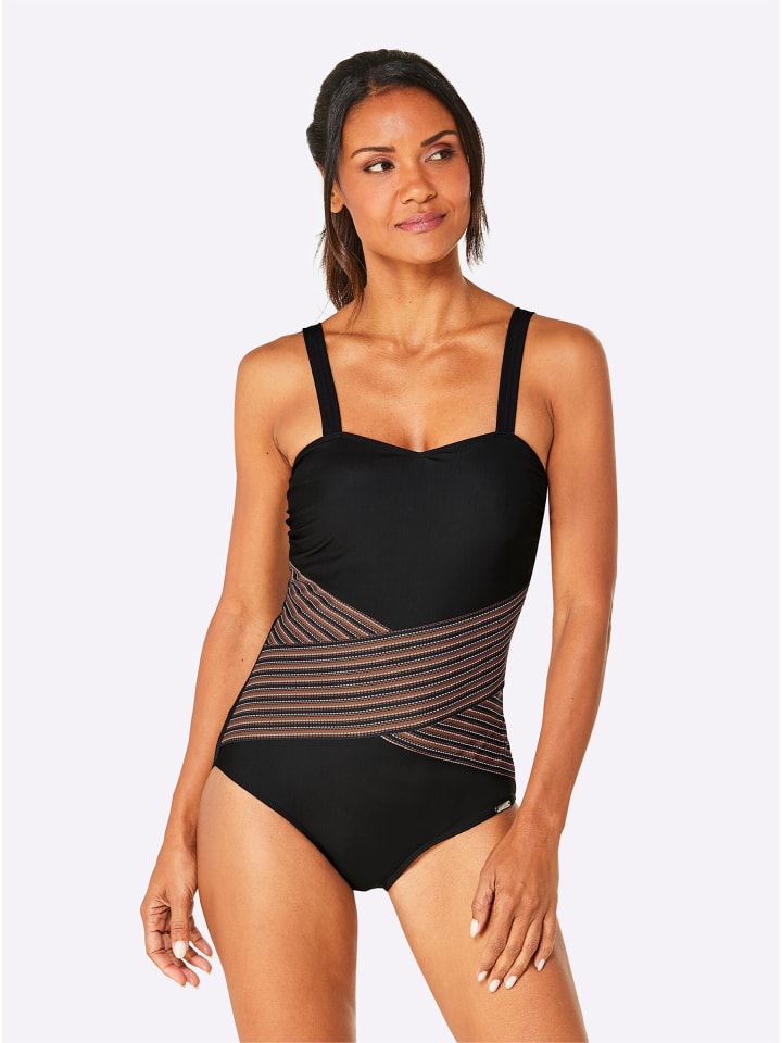 

WITT WEIDEN Купальник черного и коньячного цвета, Черный, WITT WEIDEN Купальник черного и коньячного цвета