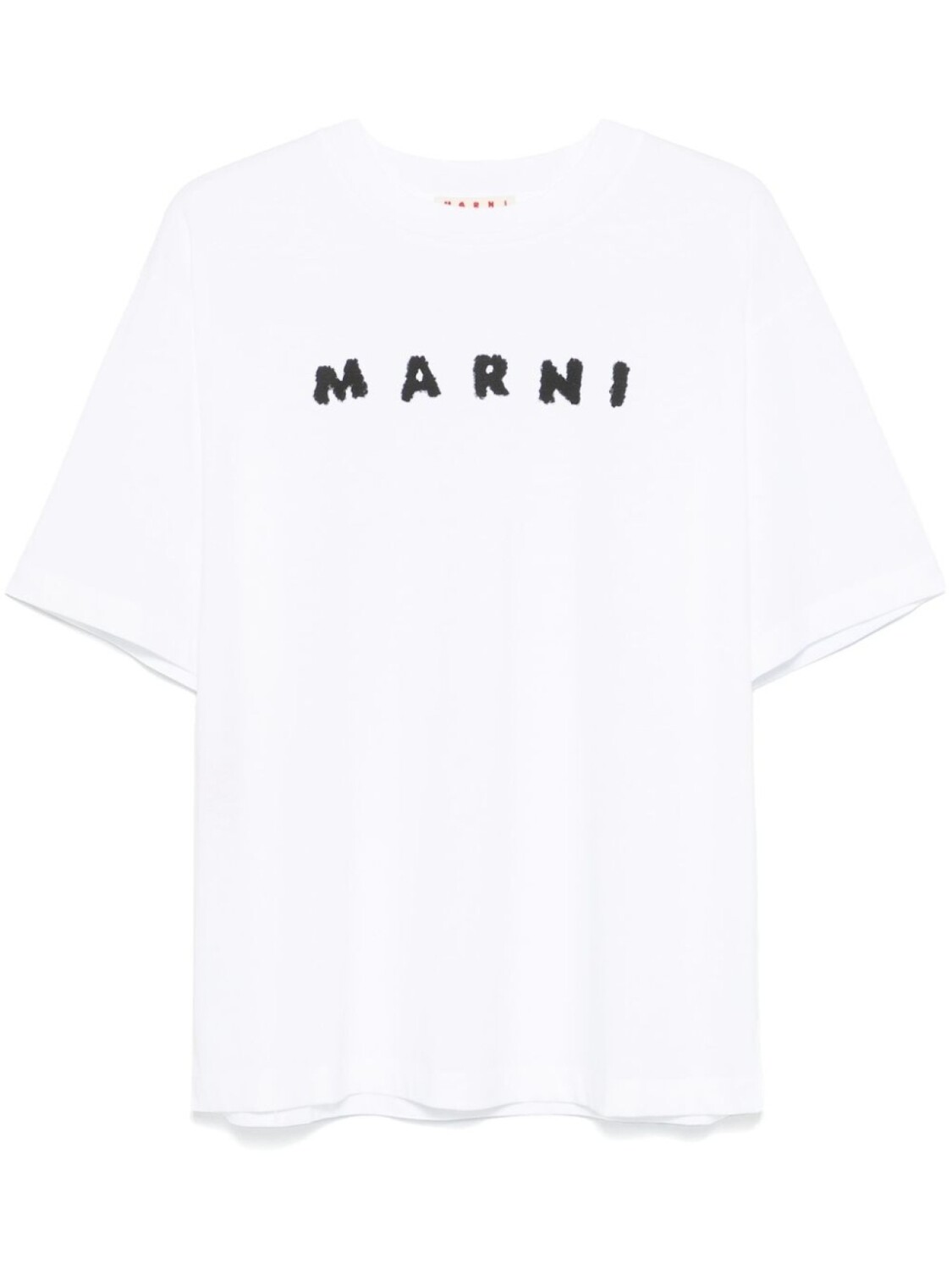 

Marni футболка с логотипом, белый