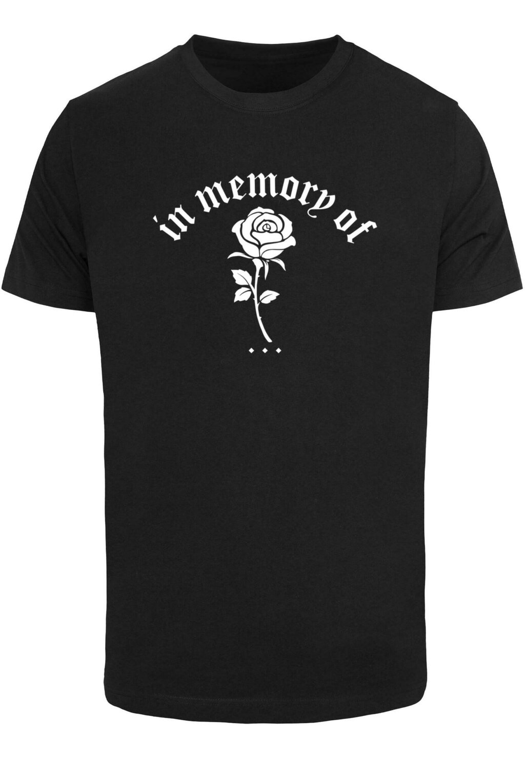 

Футболка с принтом IN MEMORY OF… TEE Mister Tee, черный