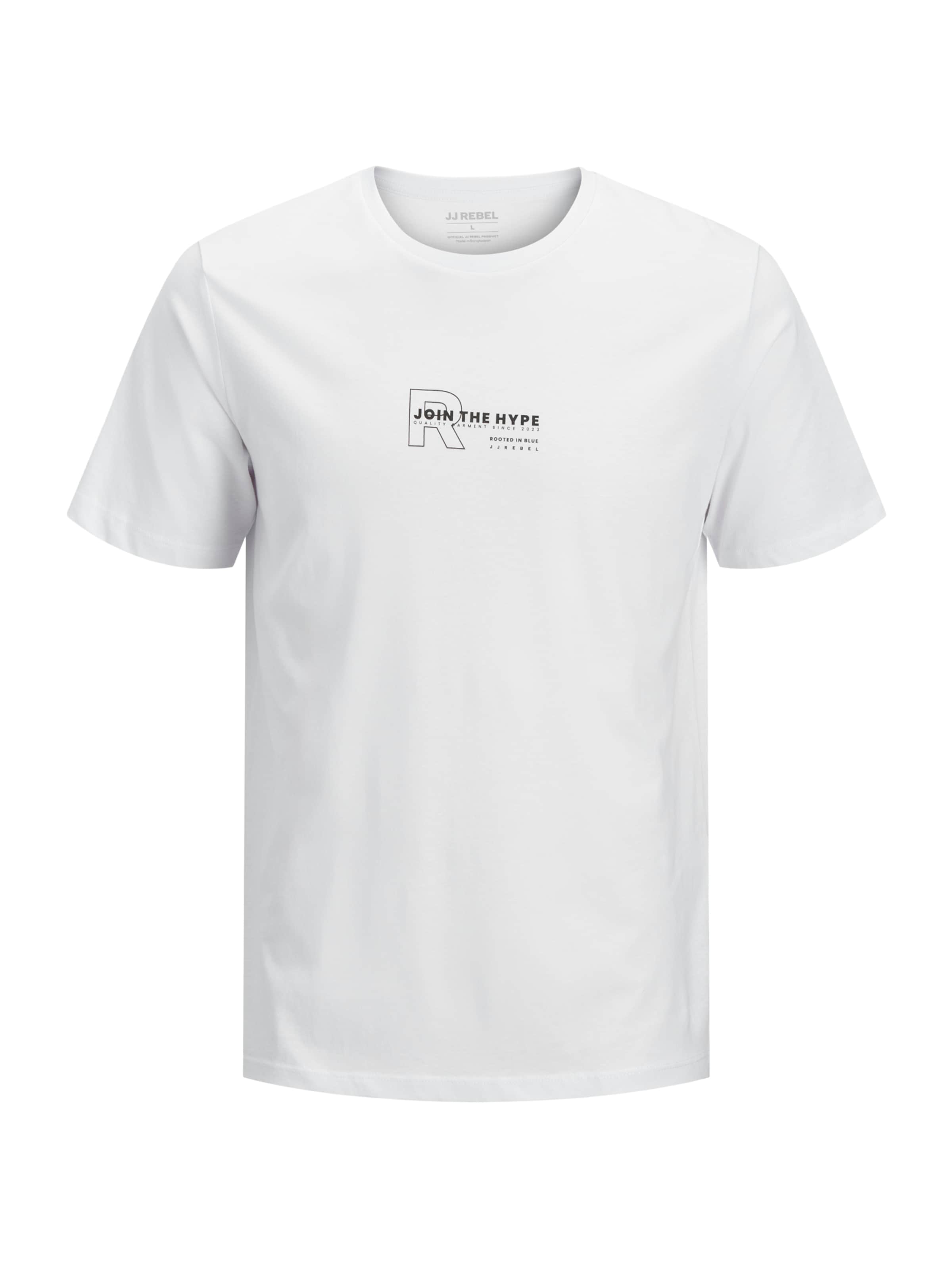 

JJ Rebel Футболка 'JREBzaki' в белом цвете