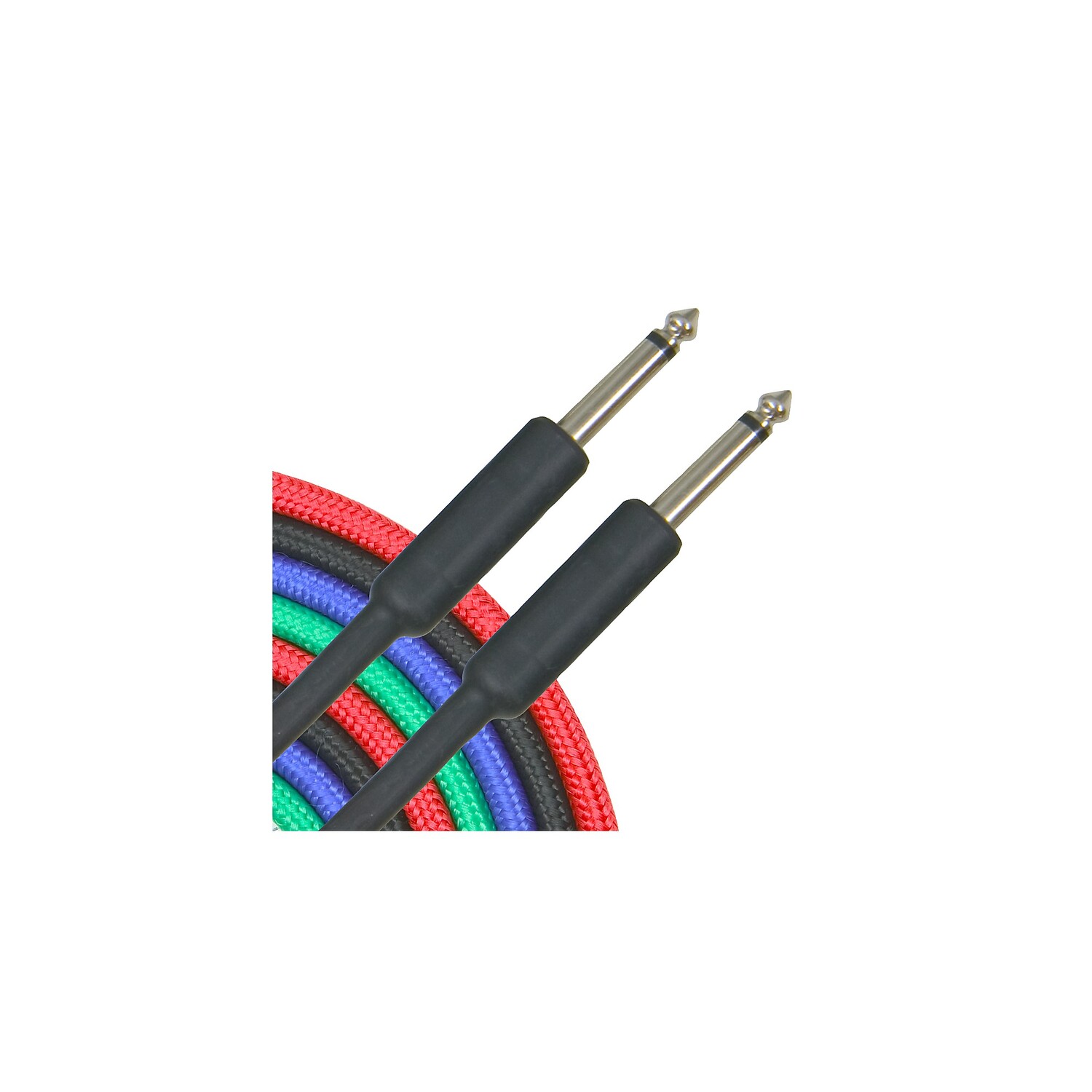 

Плетеный инструментальный кабель Musician's Gear 1/4 дюйма, красный, 1 фут.